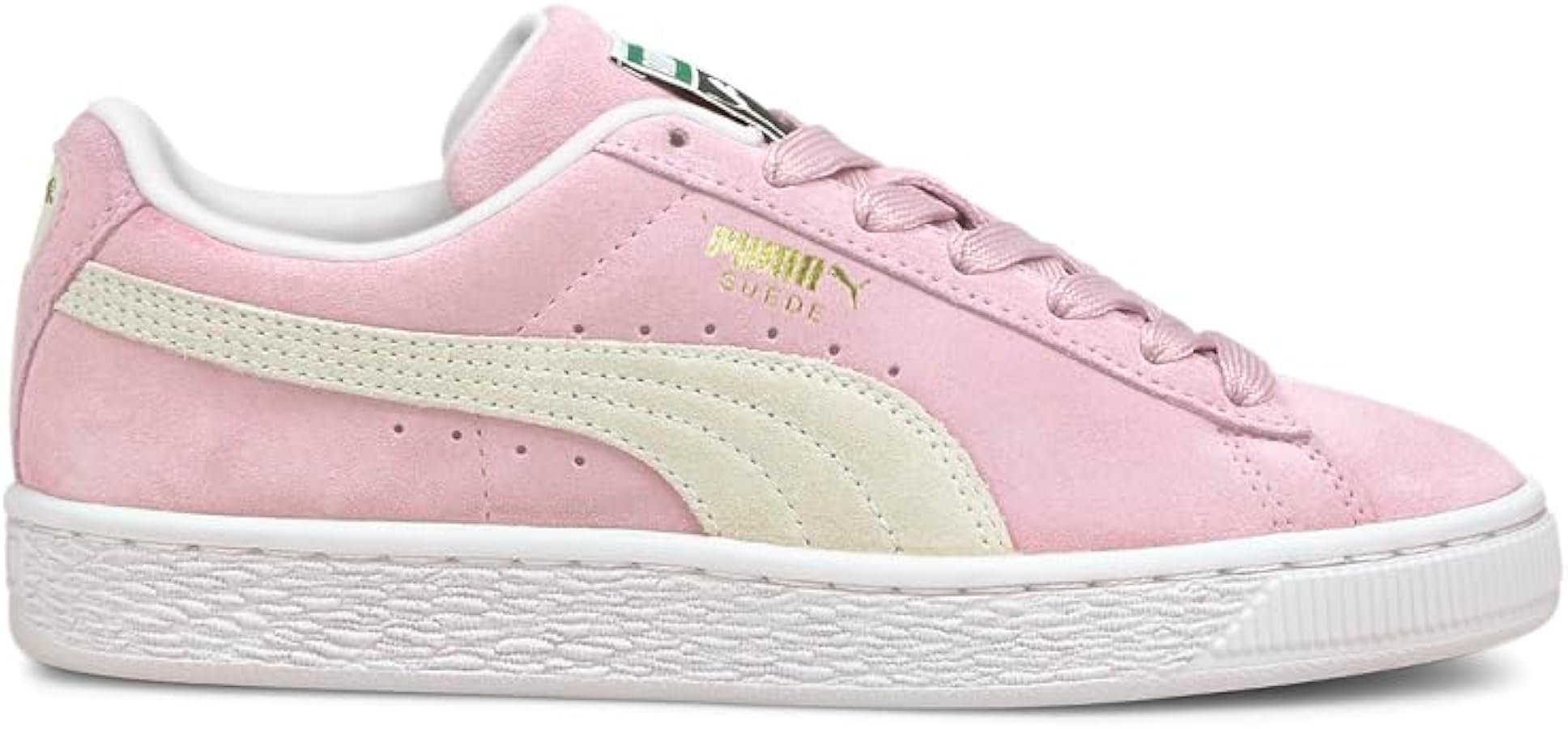 PUMA Suede Classic XXI (Big Kid) Pink Lady/Puma White 6.5 Big Kid M