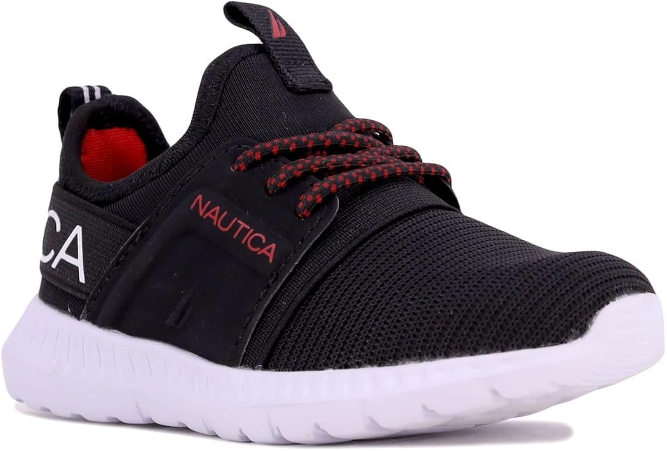 Nautica Kids Lace-Up Fashion Sneaker Breathable Athletic Running Shoe |Boy - Girl| (Toddler/Little Kid)