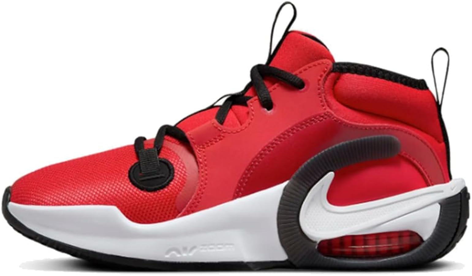 Nike Air Zoom Crossover 2 Big Kids' Basketball Shoes (FB2689-601, University RED/White-Black-Gym RED) Size 5