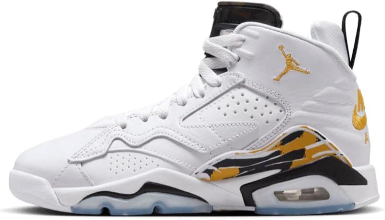 Jordan Big Kid's MVP White/Yellow Ochre-Black (DZ5577 107)