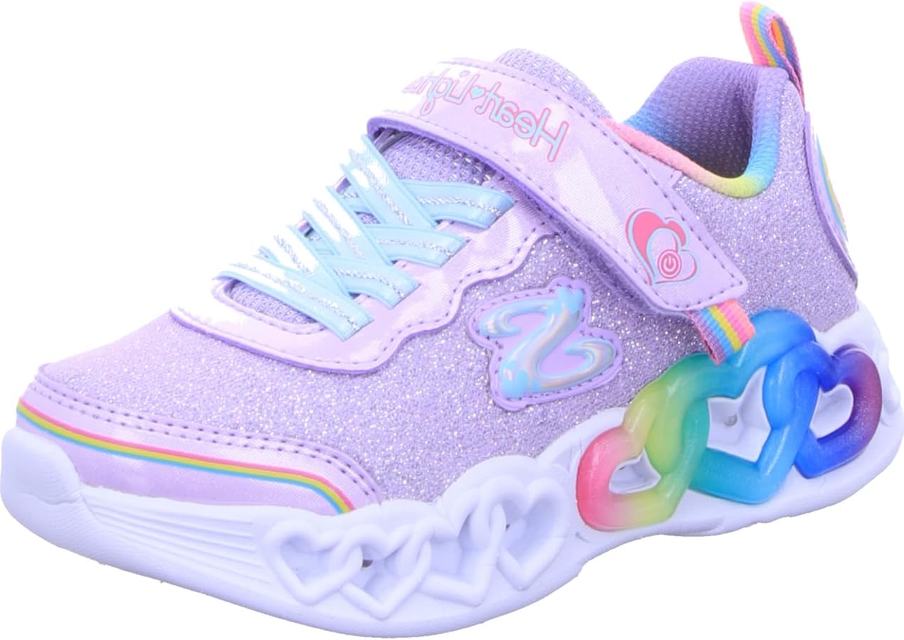 Skechers girls Infinite Heart Lights Love