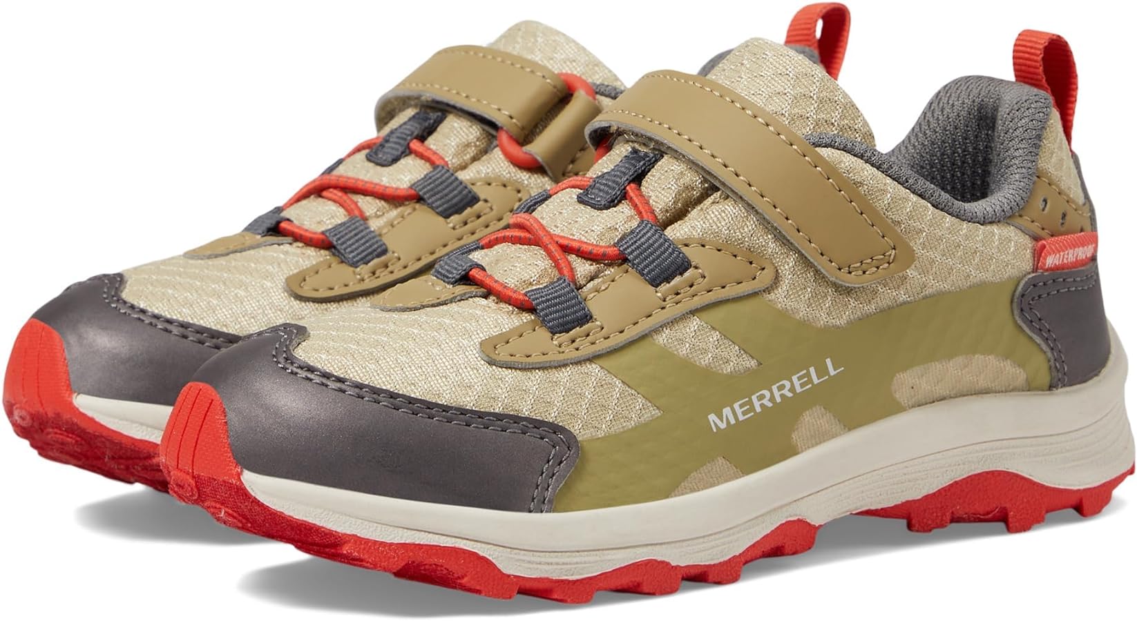 Merrell Unisex-Child Moab Speed 2 Low Alternative Closure Waterproof Jr Hiking Shoe