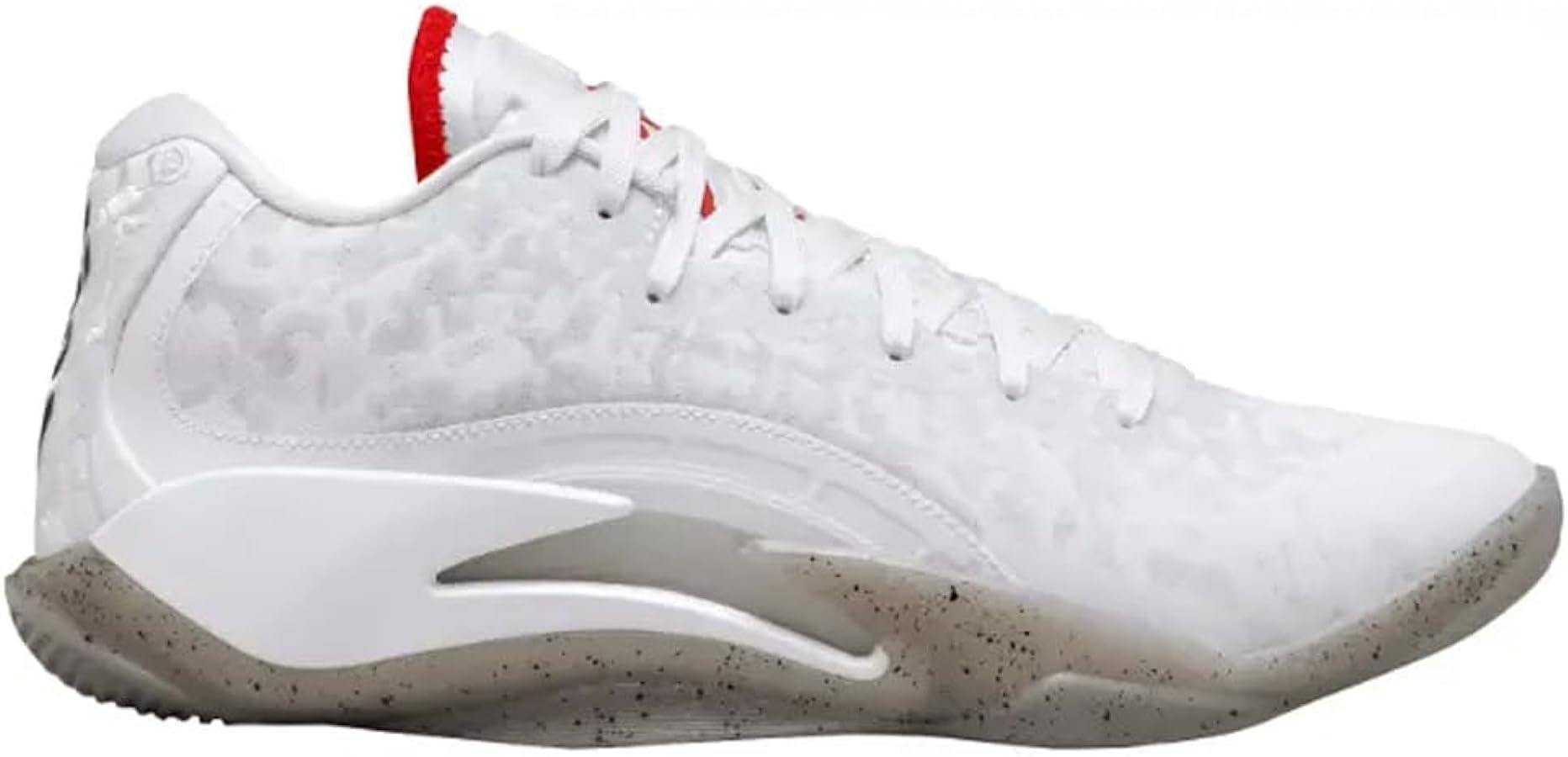 Nike Zion 3 Big Kids' Basketball Shoes (DV3869-106, White/Cement Grey/Pure Platinum/University RED) Size 3.5