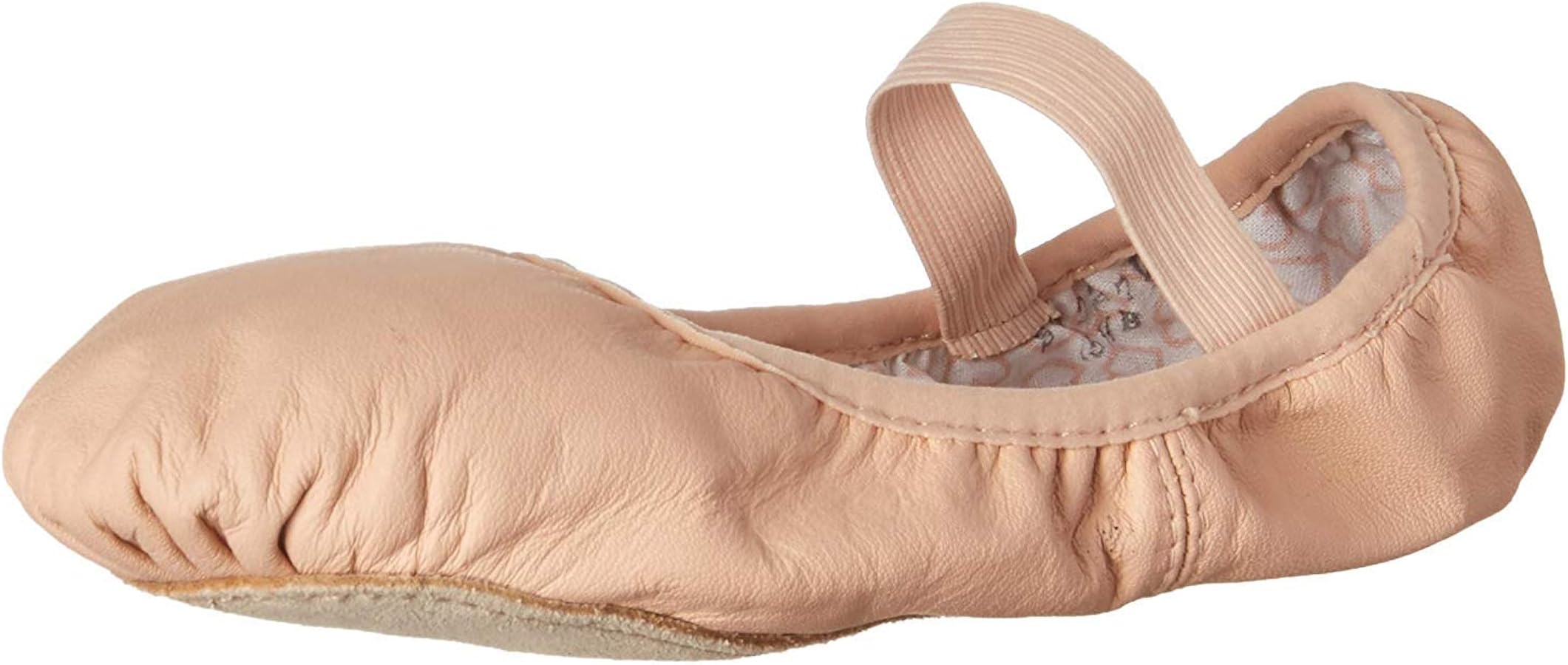 Bloch Child Ballet Shoes Girls Soft Leather Upper, Flexibility Full Suede Outsole, Pre-Sewn Elastic, 13.5 Narrow Little Kid