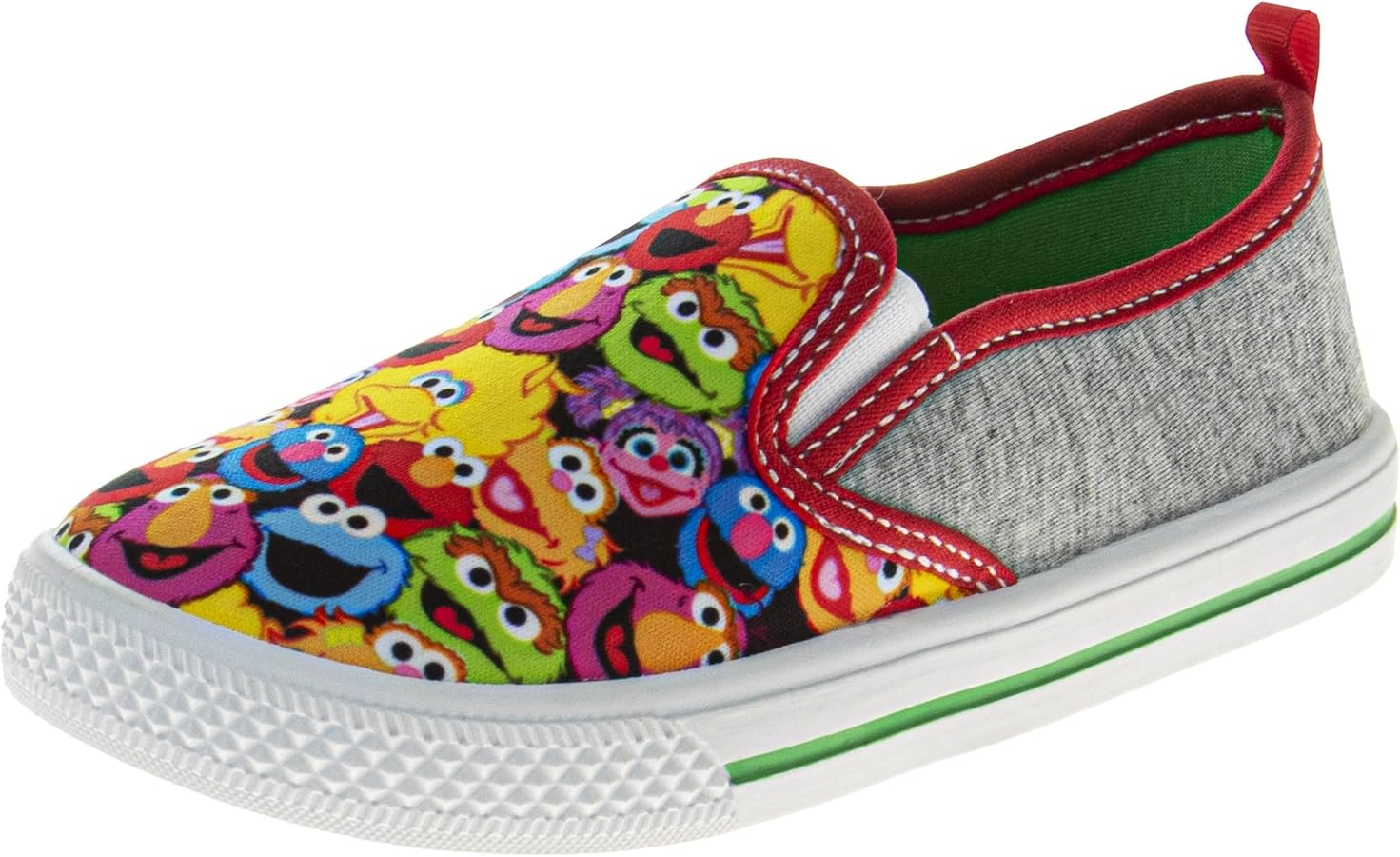 Sesame Street Elmo Shoes,Slip On Sneaker Toddler,Indoor Outdoor Bottom,Toddler Size 5 to 11