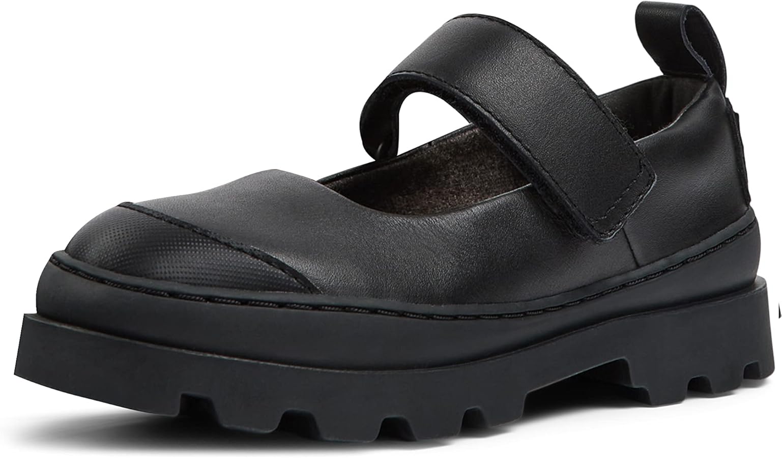 Camper Kids Girls Mary Jane Flat, Black, 11 Toddler