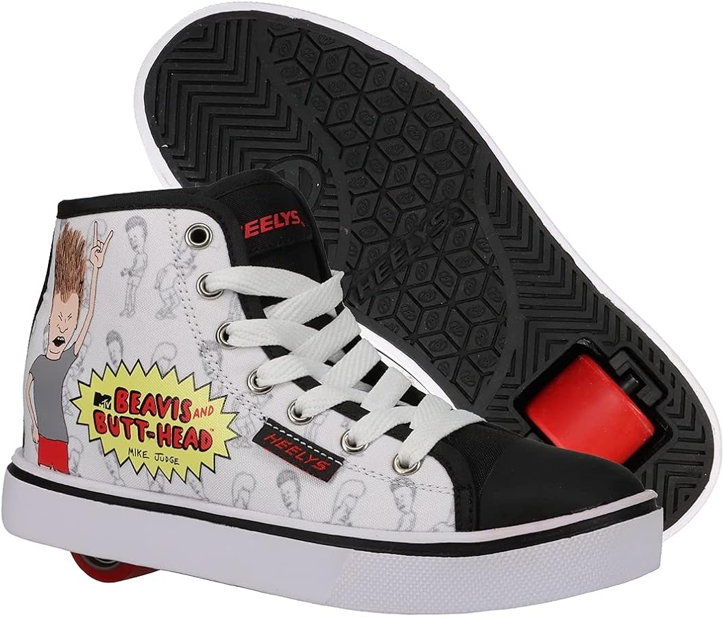 HEELYS Unisex-Child Hustle Beavis and Butthead Wheeled Heel Shoe