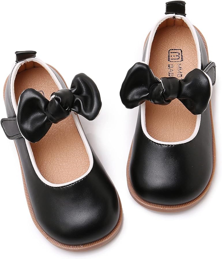 RVROVIC Little Girls Mary Jane Flats Gracy Ballet Princess Toddler Dress Shoes School Birthday Party