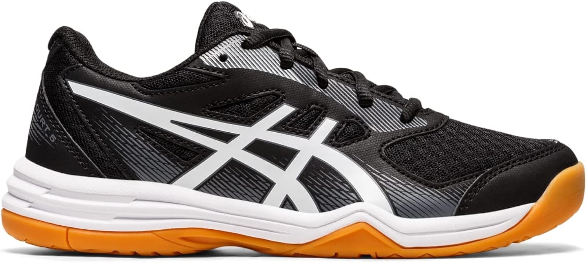 ASICS Upcourt 5 GS (Little Kid/Big Kid) Black/White 5 Big Kid M