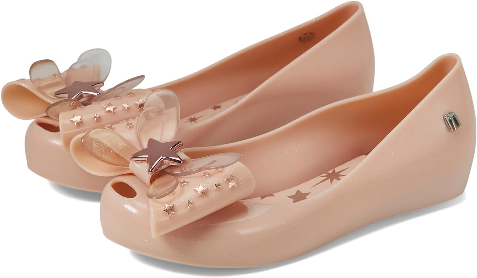 mini melissa Girl's Ultragirl Star Ii Kids Ballet Flat