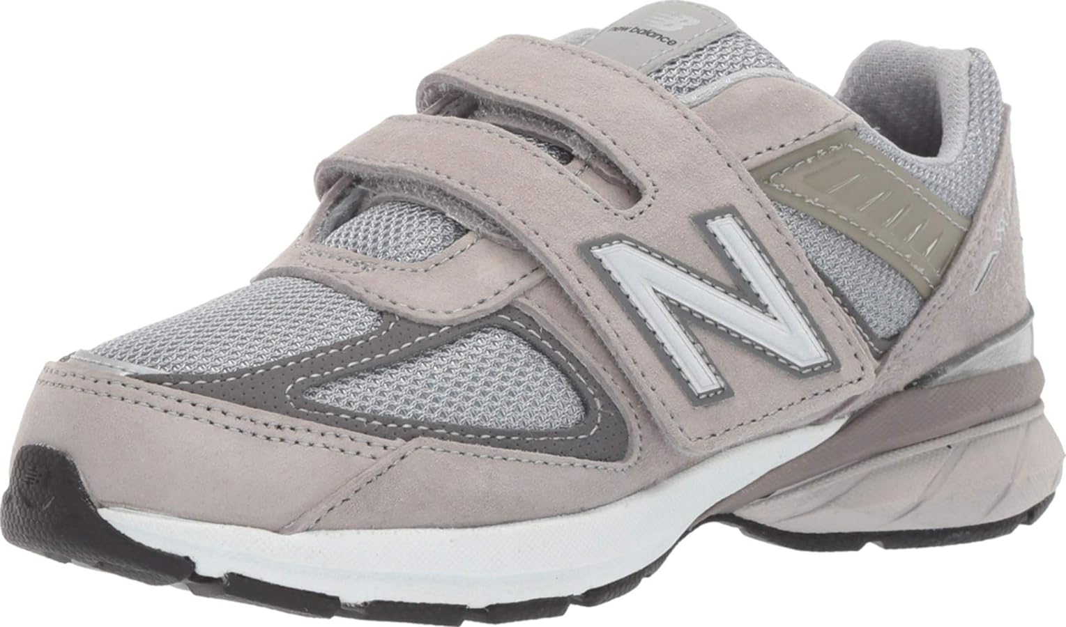 New Balance unisex-child 990 V5 Hook and Loop