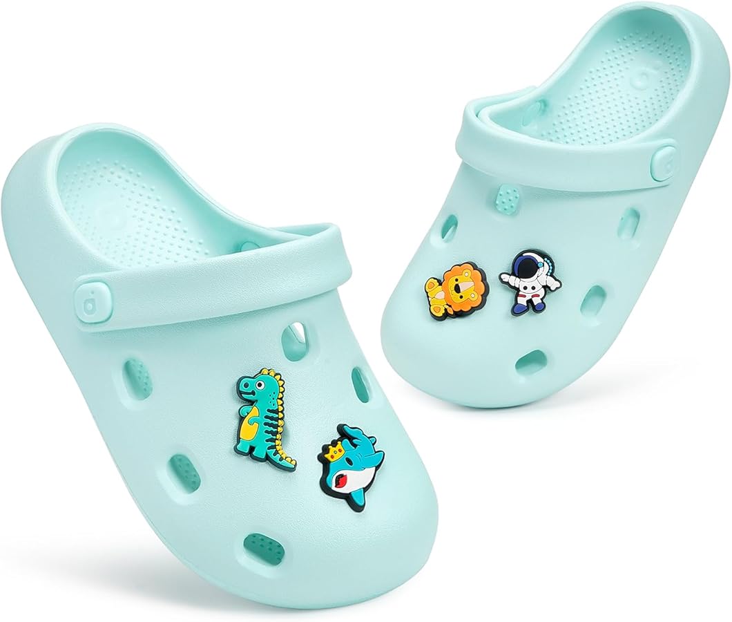 Kids Clogs Garden Slip on Sandals Cute Cartoon Water Shoes Beach Slipper(Toddler/Little Kids/Big Kids)