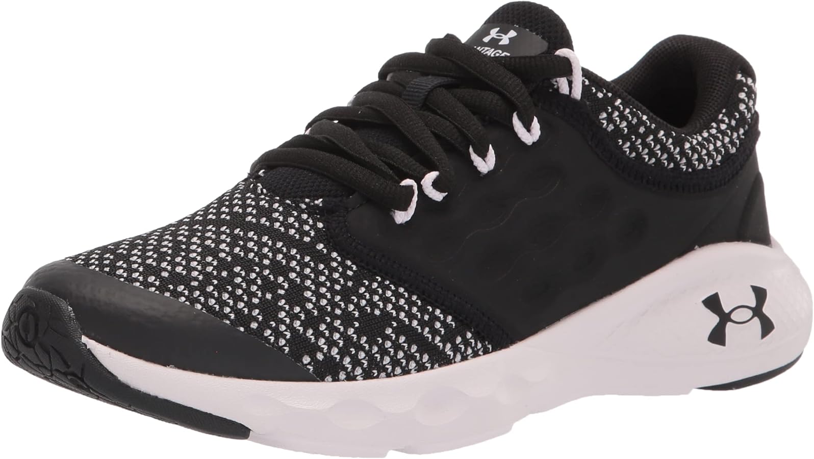 Under Armour Women's Grade School Charged Vantage Knit Running Shoe