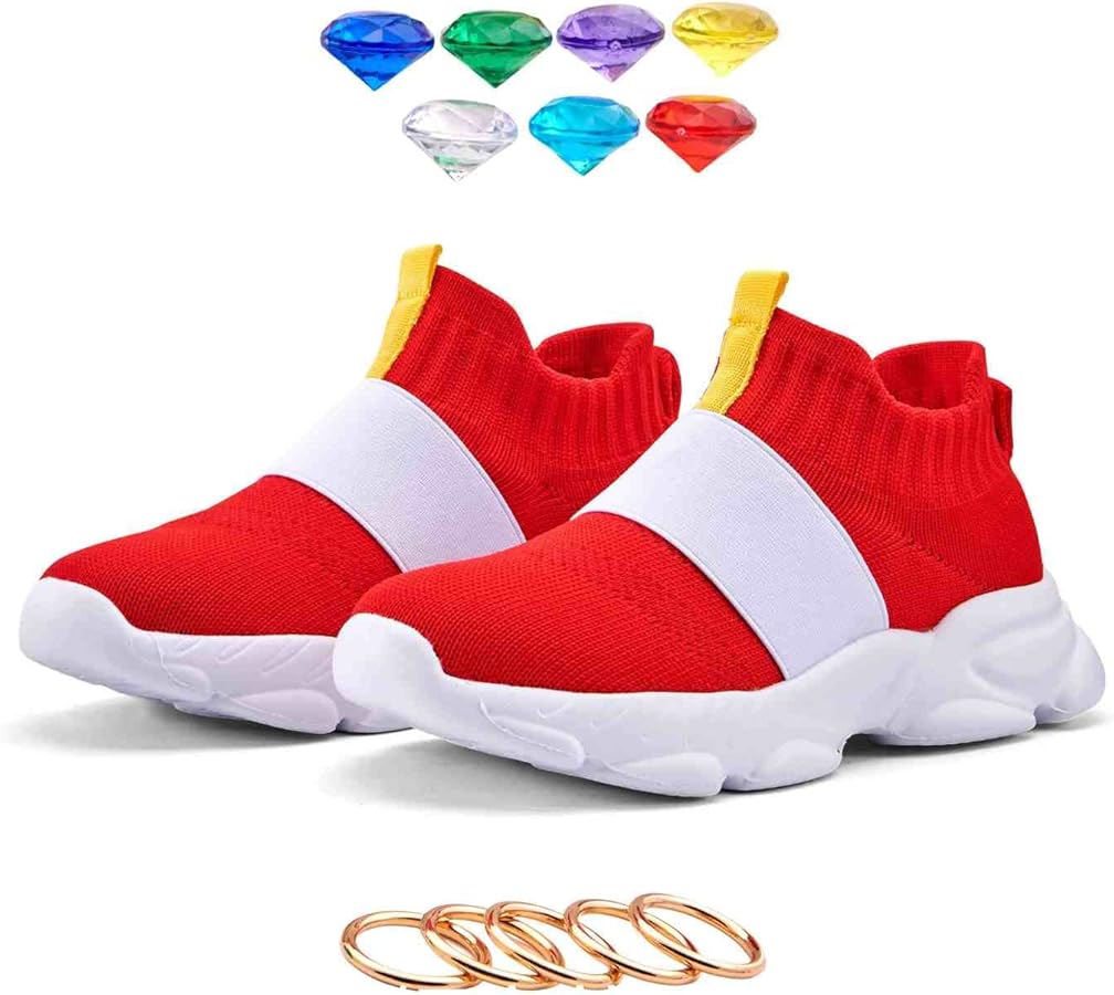 Shoes for Boys Girls Kids Children Red Running Walking Sneakers Tennis Shoes Birthday Party Gift