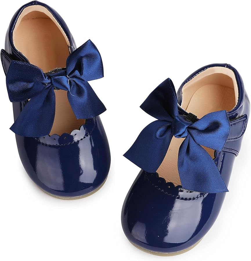 Toddler Baby Girl's Dress Shoes Ballerina Wedding Party Princess Mary Jane Flats