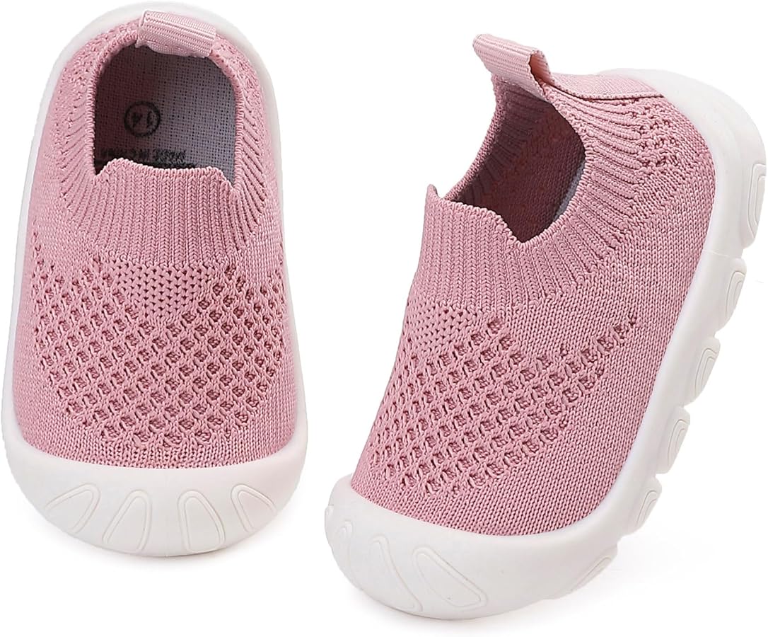 Toddler Baby Boy Girl Shoes Kids Breathable Sneakers Tennis Shoes 6-36 Months Infant Slip on Shoes