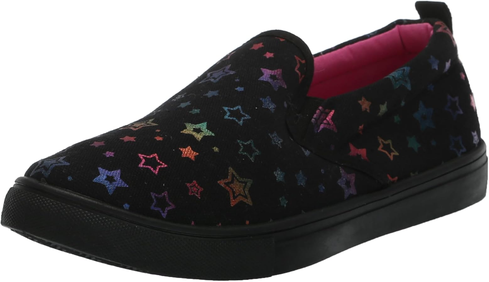 Josmo Girl's Unicorn and Stars Prints Low Top Casual Canvas Sneaker Tennis