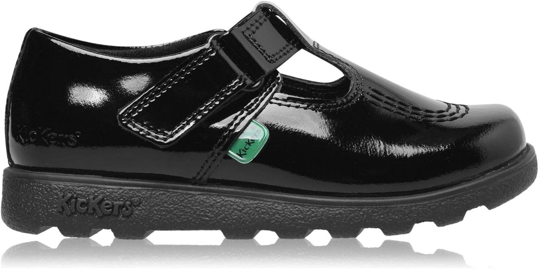 Kickers Fragma T-Bar Infants Shoes Black