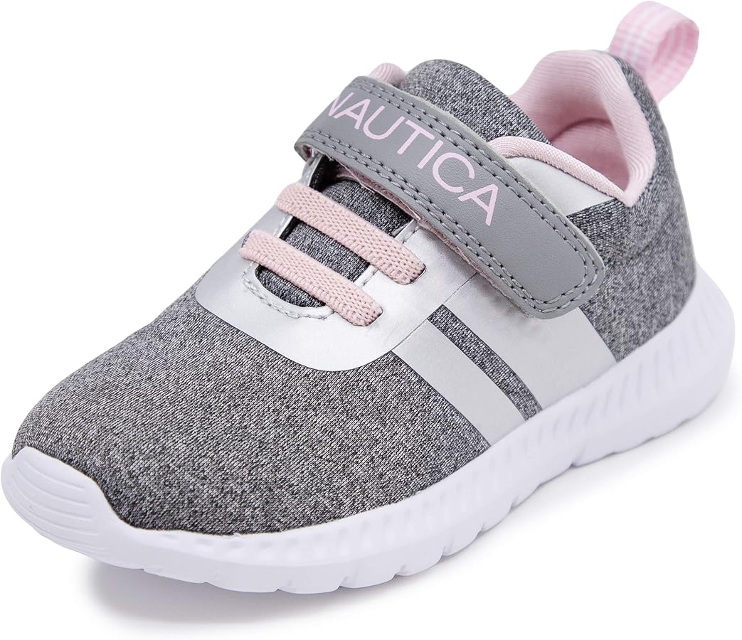 Nautica Kids Fashion Sneaker Athletic Running Shoe with One Strap |Boys - Girls|(Toddler/Little Kid)