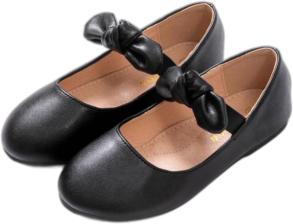 Girls Ballet Flats Dress Shoes Mary Jane Wedding Party Shoes Flower Bridesmaids Princess Shoes Flats