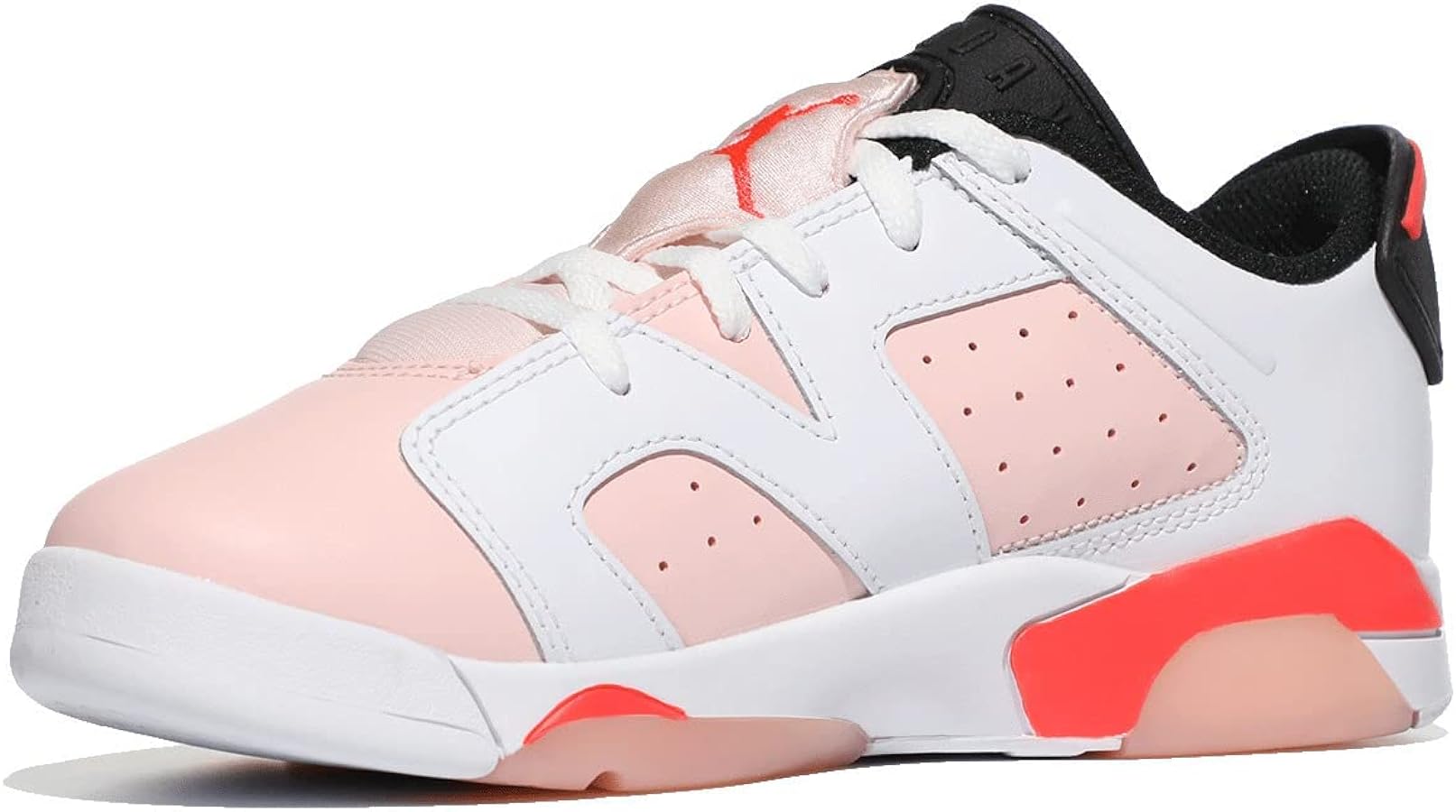 Jordan Girl's Jordan 6 Retro Low (Little Kid) White/Atmosphere/Infrared 23/Black 3 Little Kid M