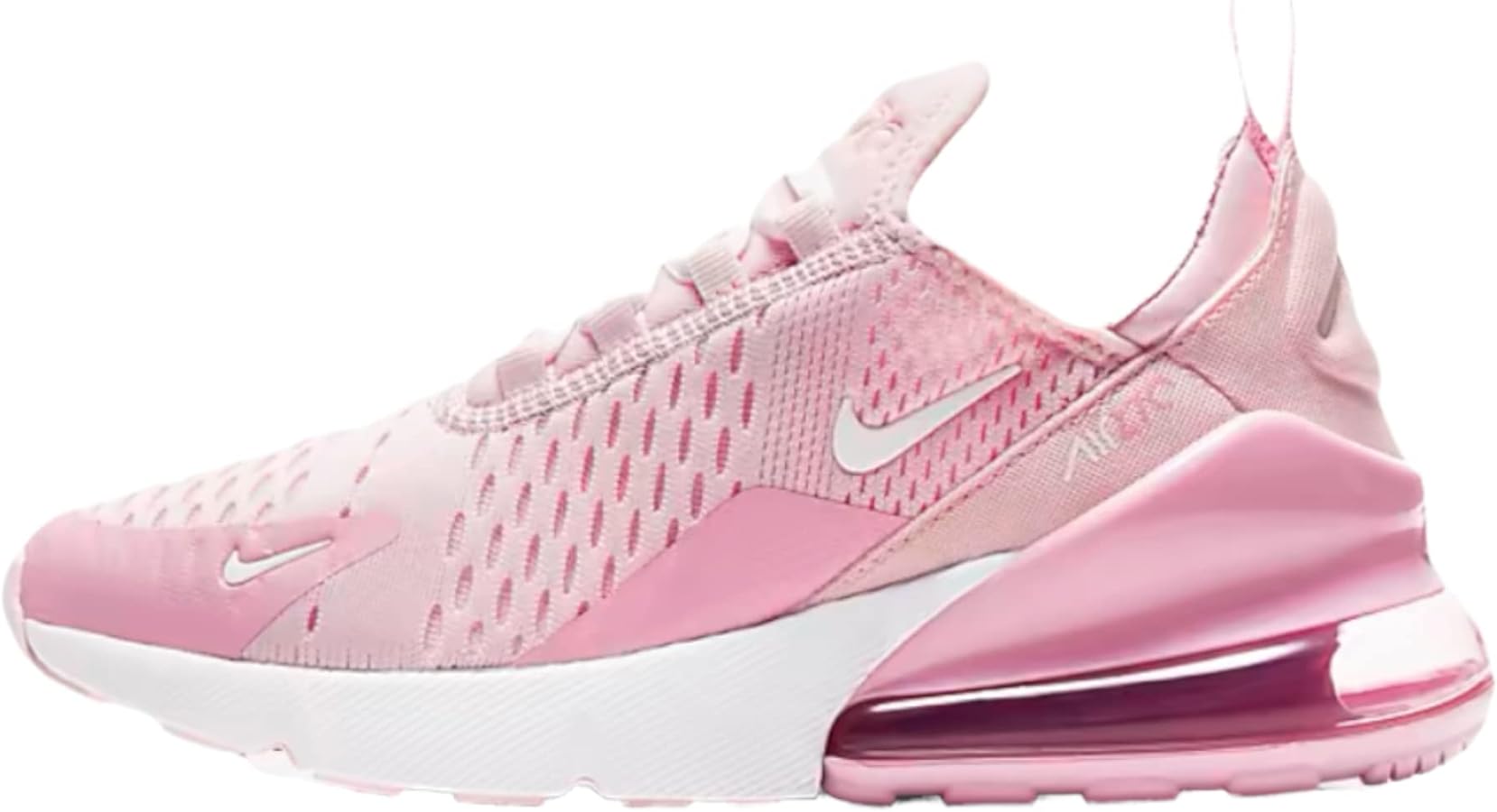 Nike Girl's Air Max 270 (Big Kid) Pink Foam/White/Pink Rise 6.5 Big Kid M