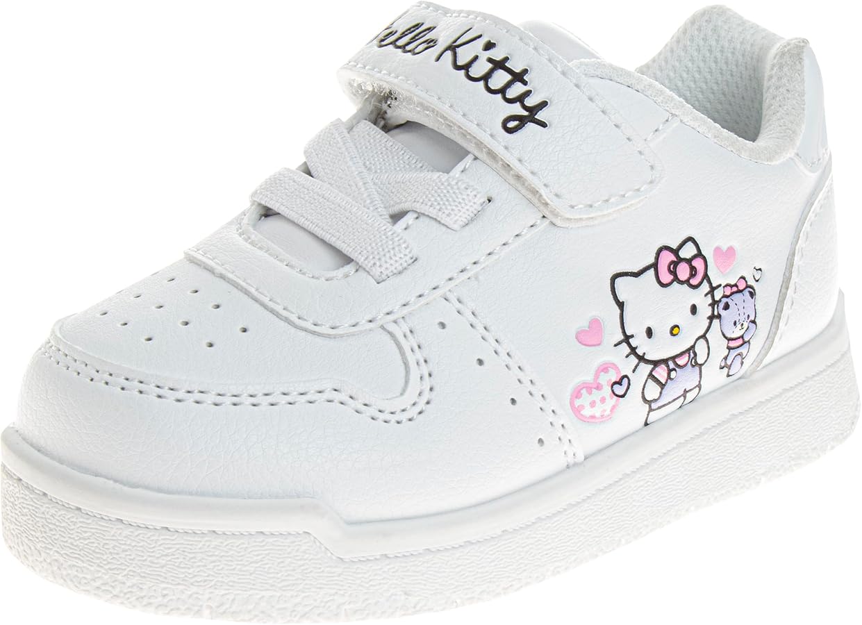 Hello Kitty Sneakers for Girls - Kids Lightweight Athletic Breathable Casual Shoes (Toddler - Little Kid)