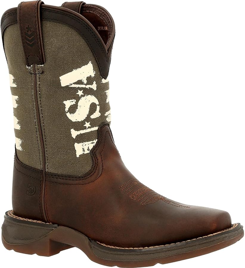 Durango Lil Little Kids' Army Western Boot