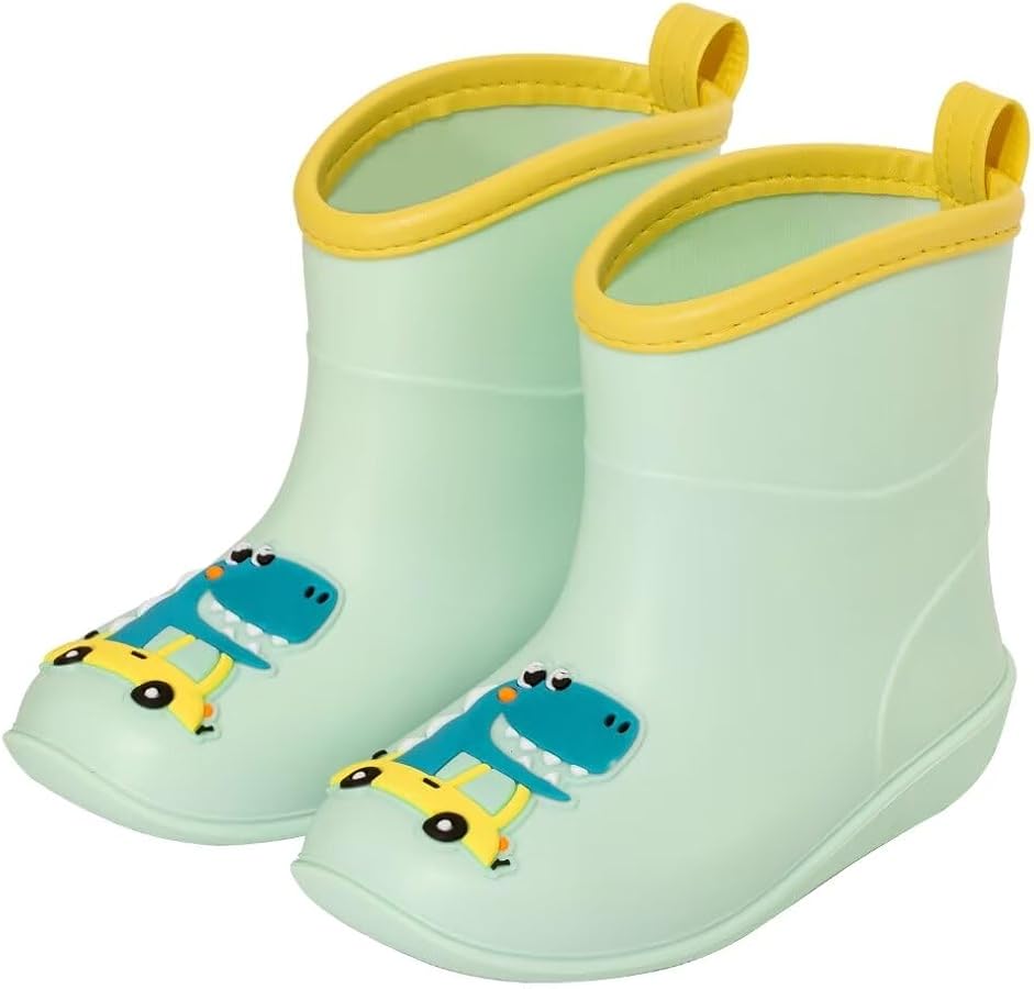 Kids Rain Boots Toddler Rain Shoes Children Waterproof Boots for Boys and Girls