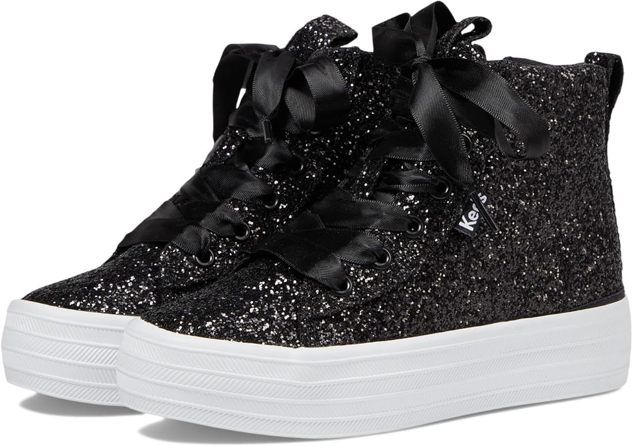 Keds Girl's Triple Up Hi Top Glitter Celeb (Little Big Kid) Sneaker