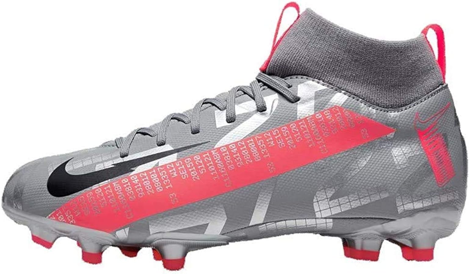 Nike JR Superfly 7 Academy FG - Grey-Red 1