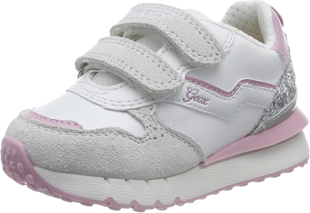 Geox Fastics 3 Sneakers, Girls, Little Kid, White, Size 2