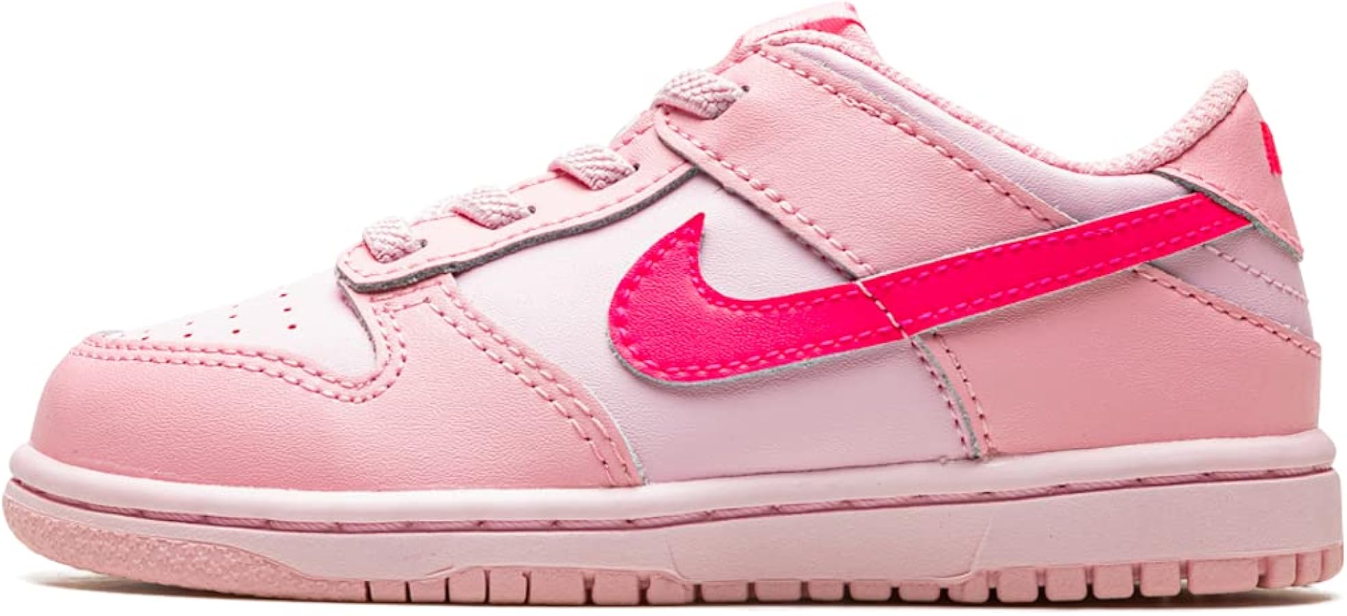 Nike Toddler Dunk Low (TDE) DH9761 600 Pink Foam - Size 8C, Black/Citrus-varsity Red