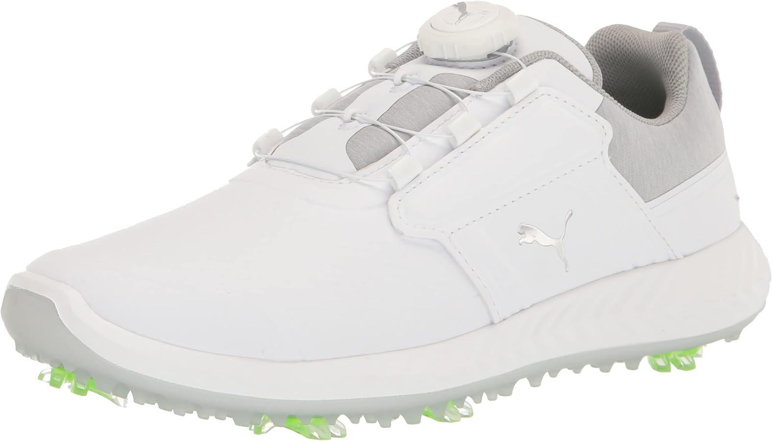 PUMA unisex-child Ignite Pwrcage Jrs Golf Shoe