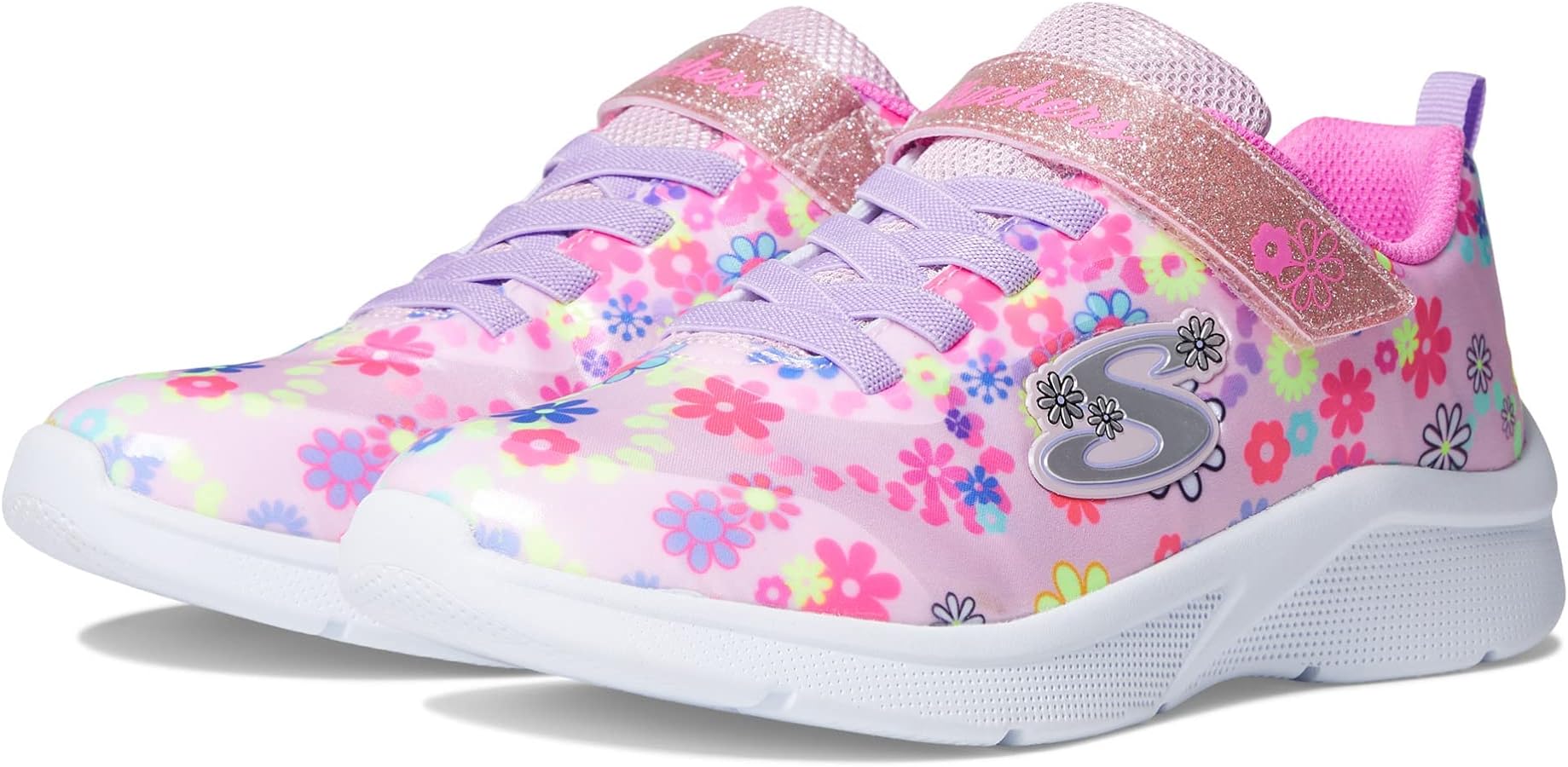 Skechers Girl's Microspec (Little Big Kid) Sneaker