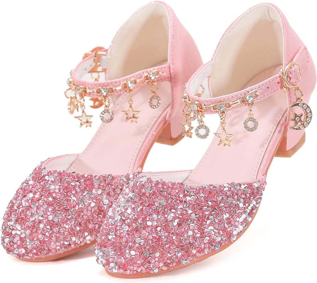 Princess Shoes Girls Heels Princess Dress up Shoes Little Girl Dress Shoes Cinderella Shoes for Girls