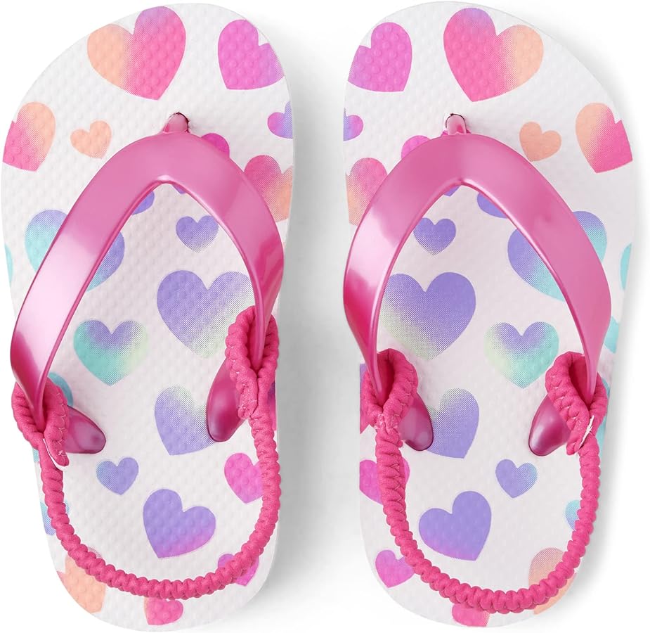 The Children's Place girls And Toddler Girls Flip Flops With Backstrap