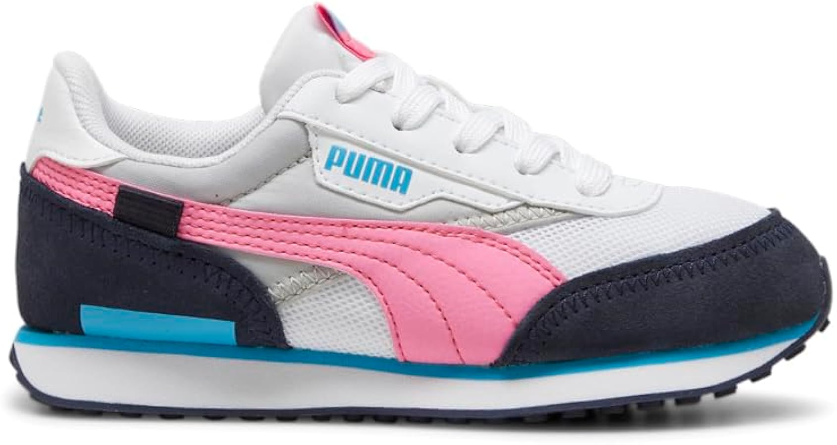 Puma Kids Girls Future Rider Splash Lace Up Sneakers Shoes Casual - Blue, Grey, Pink, White