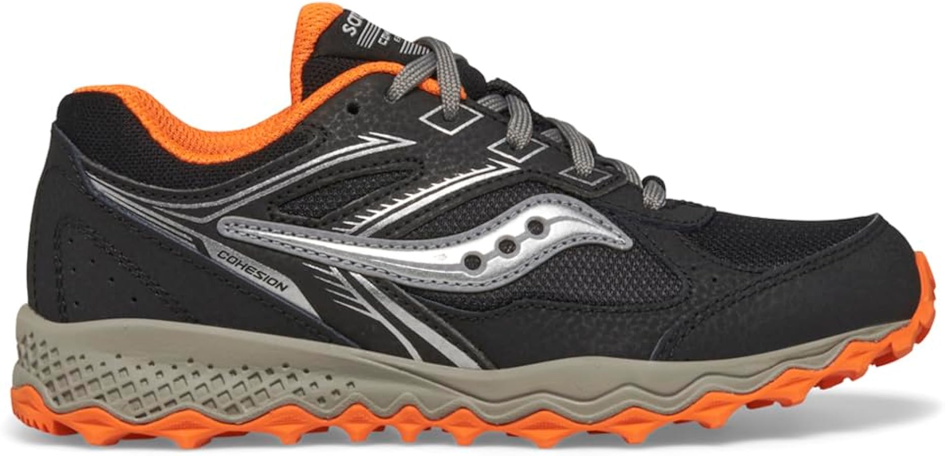 Saucony Unisex-Child Cohesion Tr14 Lace to Toe Trail Running Shoe