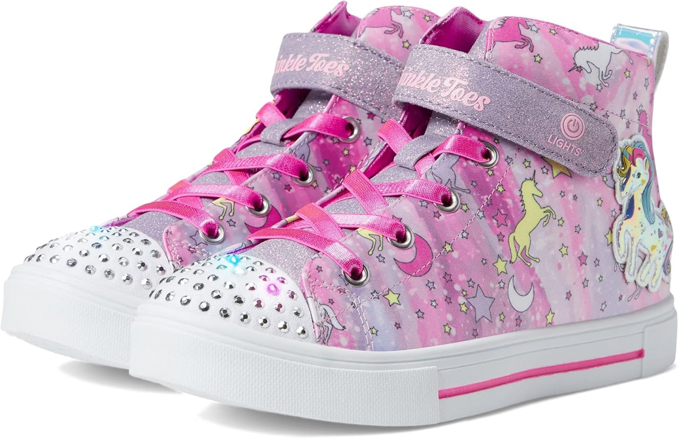 Skechers Girl's Toes Twinkle Sparks-Unicorn Dayd Sneaker