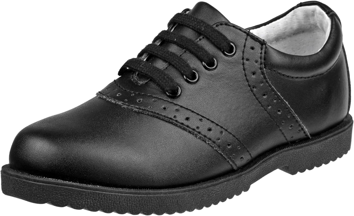 Academie Gear Girl's Uniform School Shoes Classic Lace-up Oxfords