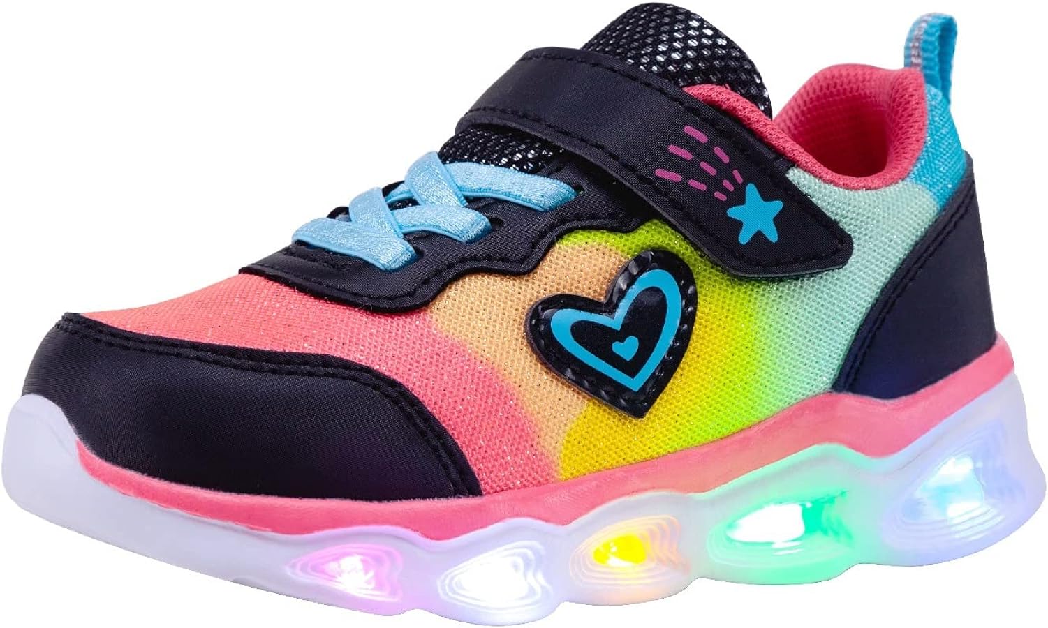 Kids Led Shoes Toddler Girls Fashion Light Up Sneaker