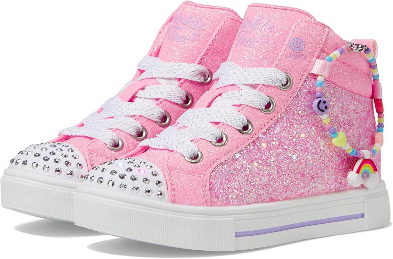 Skechers Girl's Twinkle Sparks-Charm Bestie Sneaker