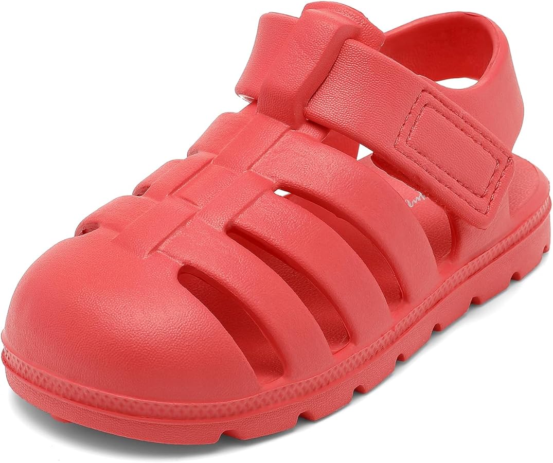 Luffymomo Unisex-Child Closed-Toe Sandals Summer Sport Lightweight Sandal EVA Outdoor Water Shoes for Boys and Girls(Little Kid/Toddler)