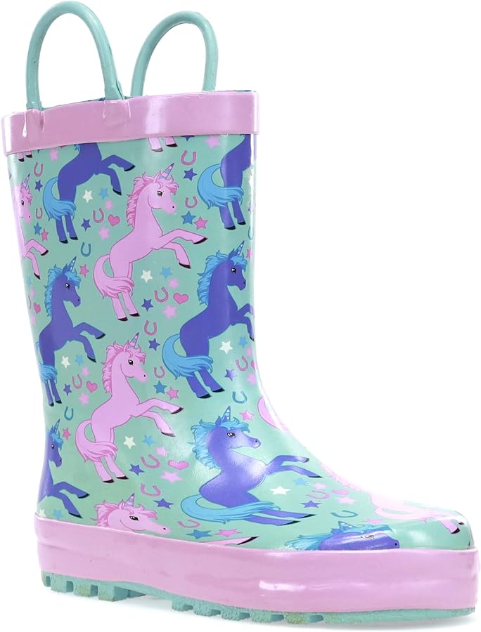 Western Chief Unisex-Child Waterproof Printed Rain Boot