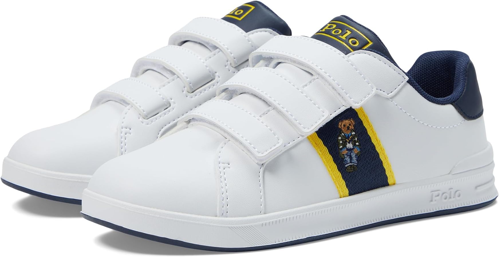 POLO RALPH LAUREN Girl's Heritage Court II Bear EZ (Little Kid)