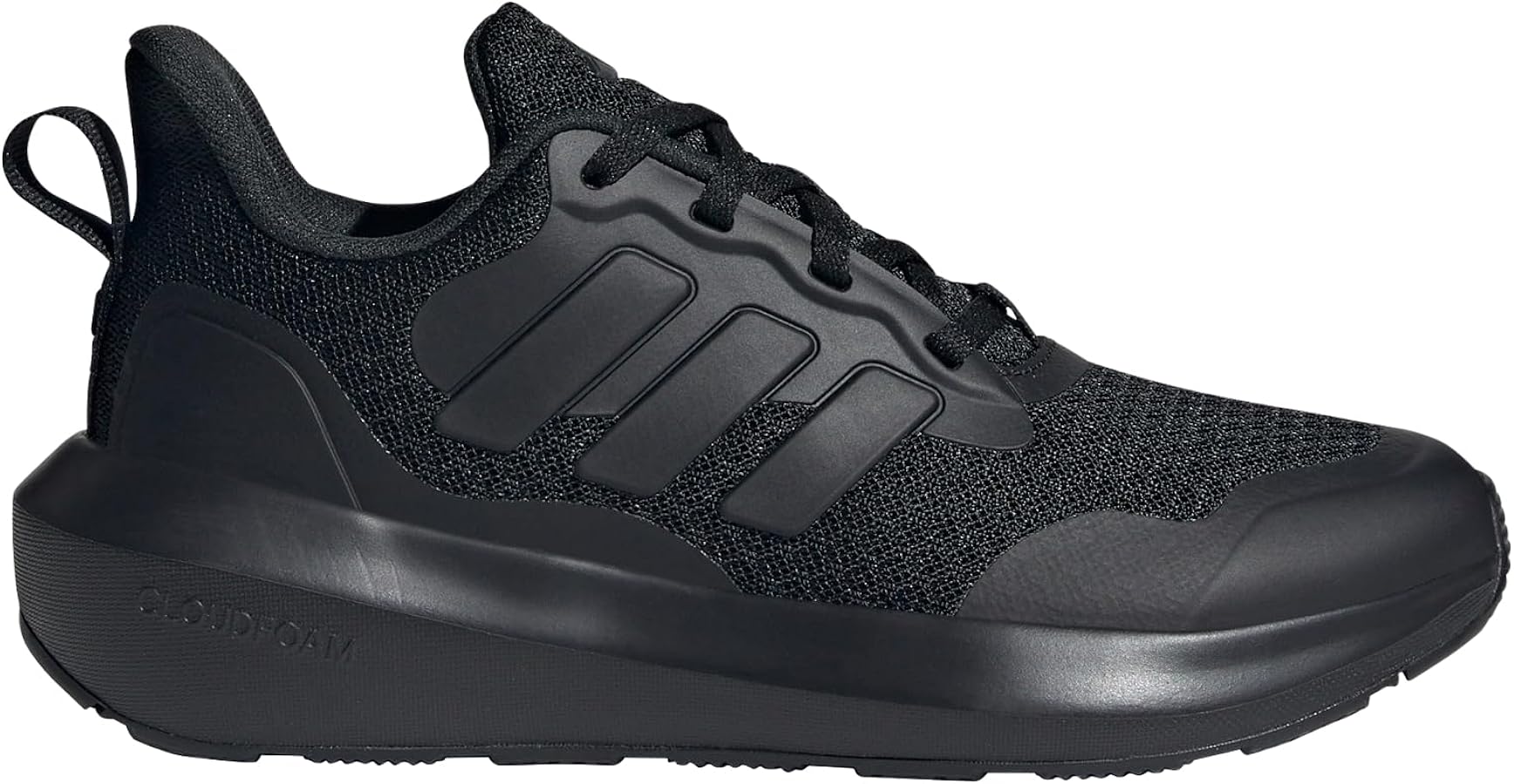 adidas Fortarun 2.0 Sneaker, Black/Black/Grey, 7 US Unisex Big Kid