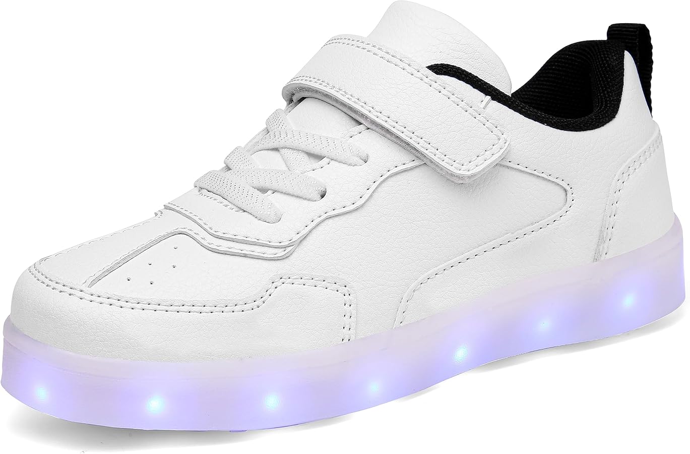 Kids LED Light Up Shoes Shiny Low-Top Sneakers for Boys and Girls Child Unisex