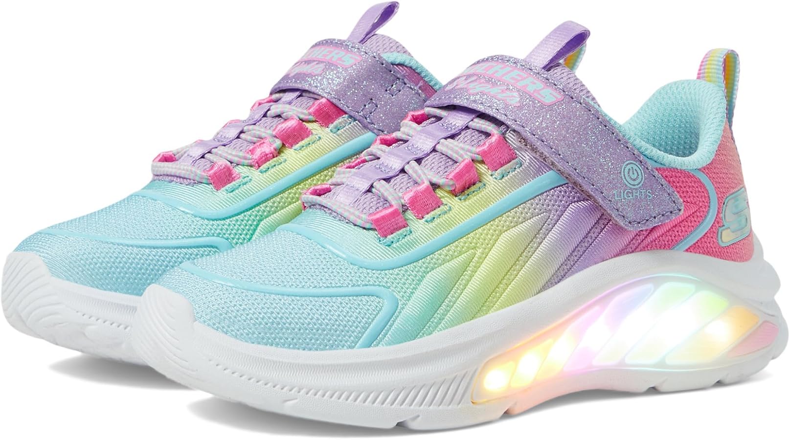 Skechers Girl's Rainbow Cruisers Sneaker