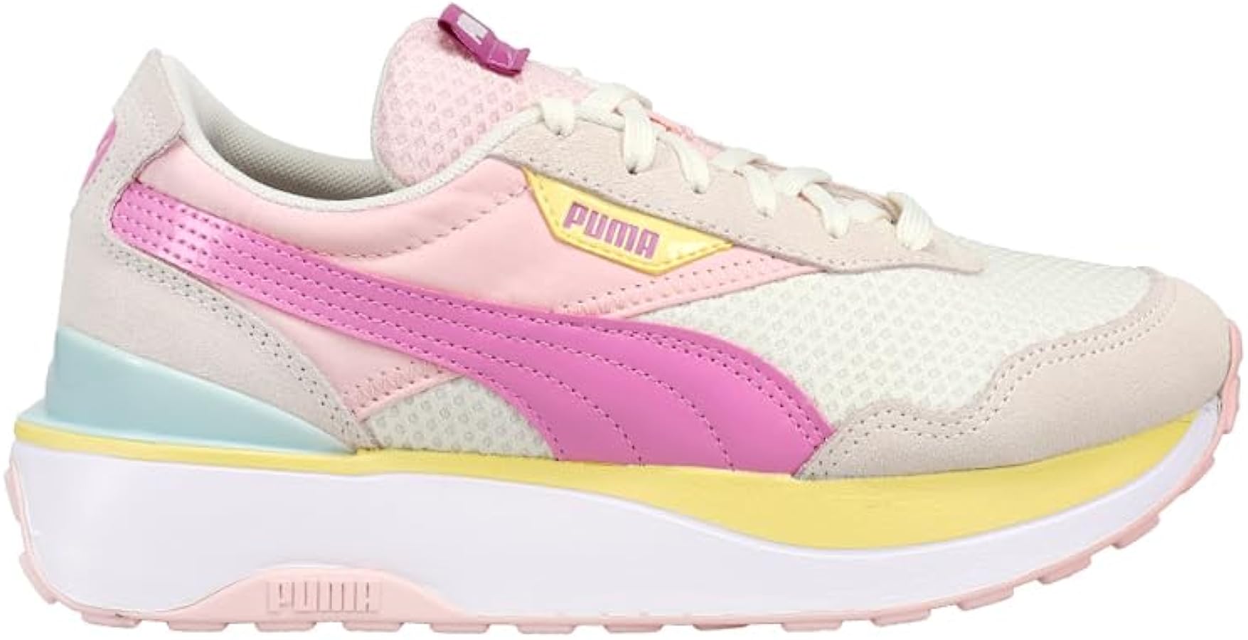 Puma Kids Girls Cruise Rider Peony Lace Up Sneakers Shoes Casual - Beige